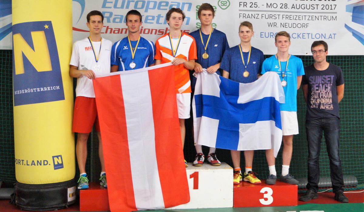 Podium EK Juniours U21 Doubles